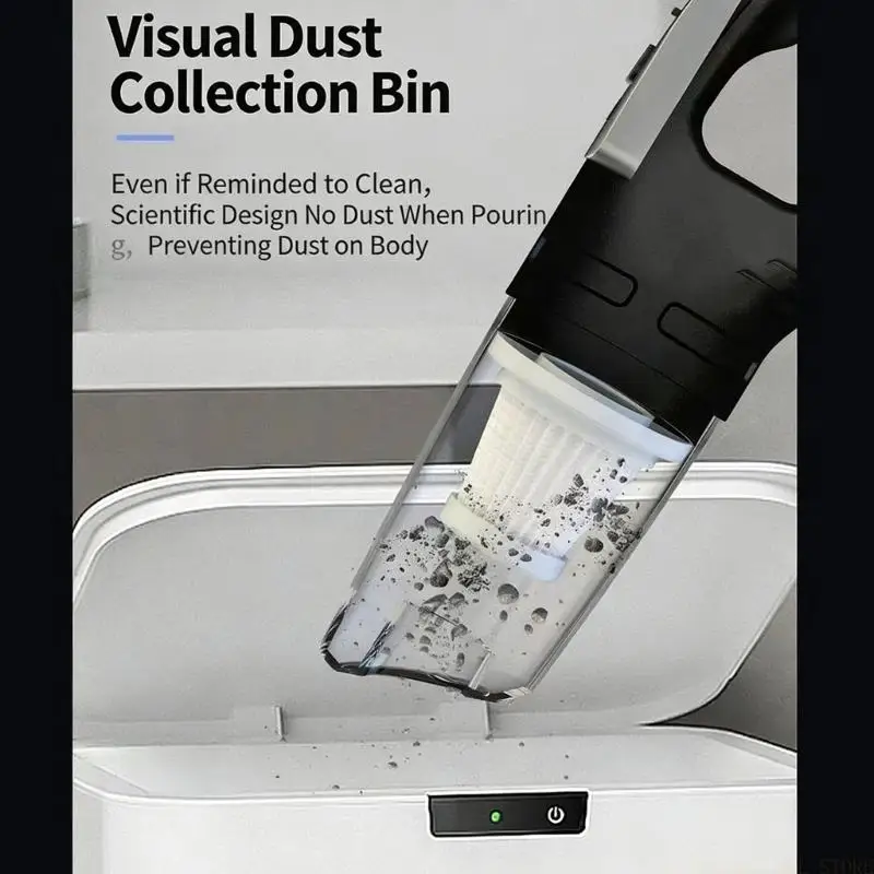 J0MA Handheld Cordless Vacuum Cleaner 120W Powerful Suction for Car Home Office Pet Hair Portable Cleaner USB Rechargeable