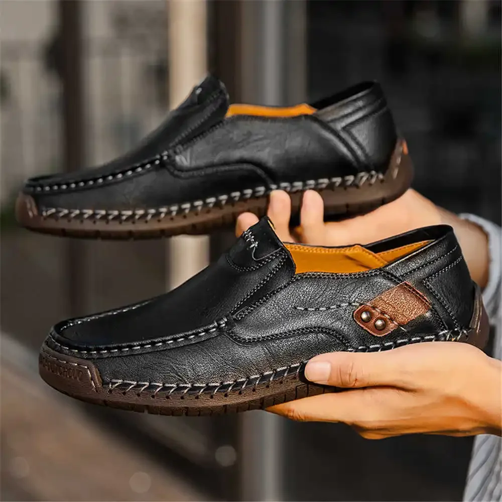 Size 46 Ecoleather White Loafers Men Casual Shoes For Men Sport Men's Sneakers 36 Comfort Products Universal Brand Seasonal