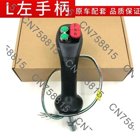 for Excavator Wheel Loader Forward Reverse Control Heavy Duty Replacement，2-Button Joystick Handle with Rocker FNR Switch