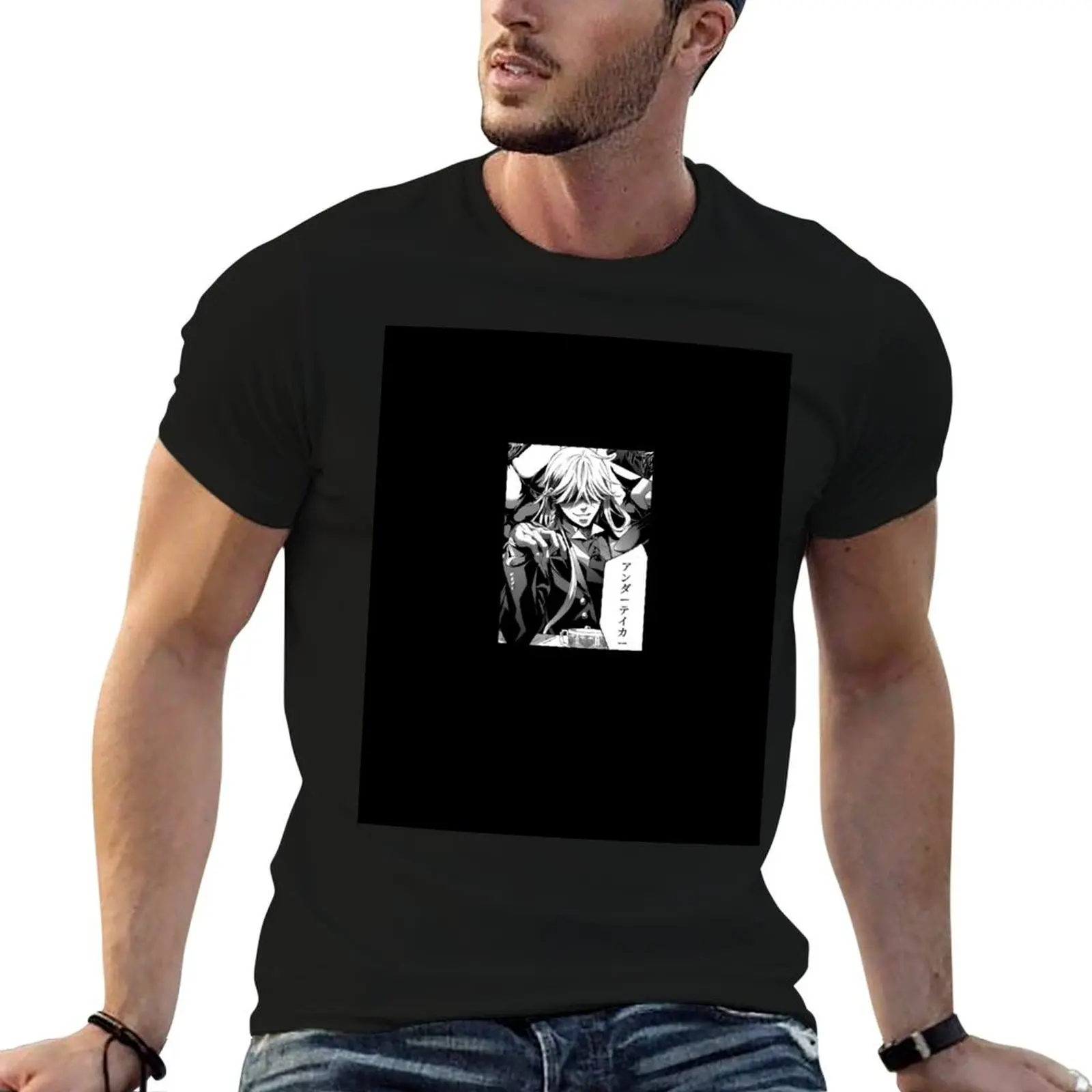 Undertaker Black Butler T-Shirt No Iron Casual Short Sleeve Top