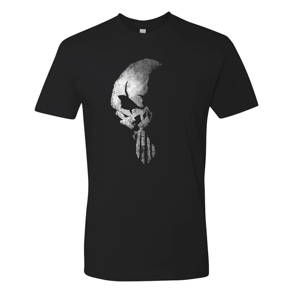 The Punisher Skull Cotton Tee Graphic Art T-Shirt