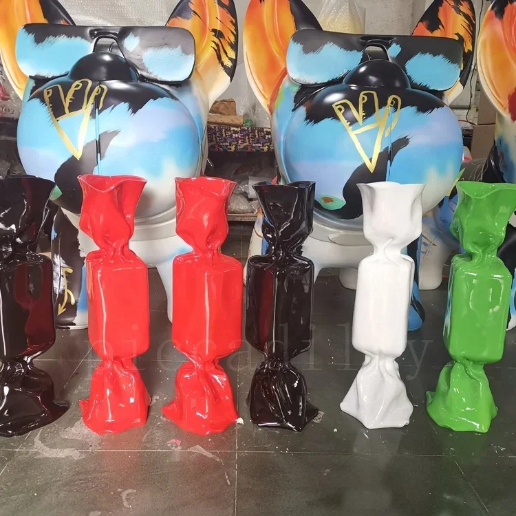 Modern Pop Art Accessories Fiberglass Candy Sculpture