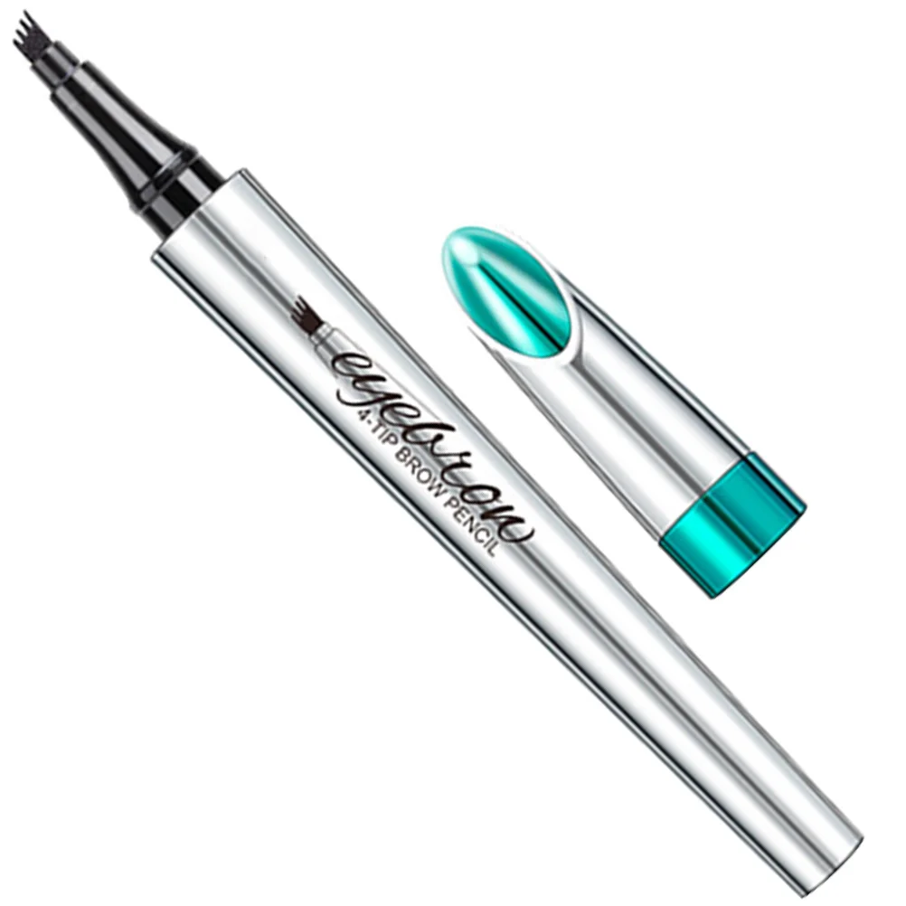 Lápiz de cejas resistente al agua, lápiz líquido para cejas, marrón oscuro, larga duración, a prueba de manchas, resistente al sudor, herramienta de maquillaje para cejas