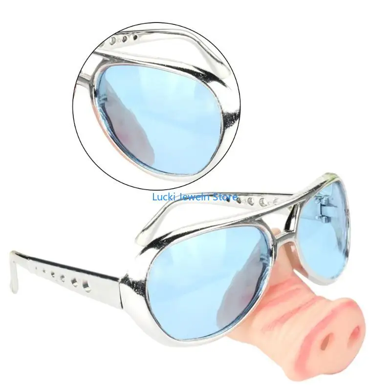 

193E Хэллоуин, очки с большим носом, забавные очки для маскировки носа, очки для косплея с большим носом