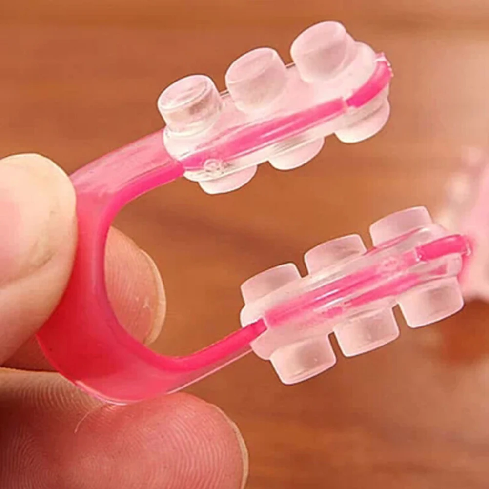 Nase Lifting 2 Größen Gel Pad Zufällige Farbe Einstellbarer Druck Schlanke Nase Lifting Form Clip Gesicht Werkzeug Nasenkorrektur Gerät