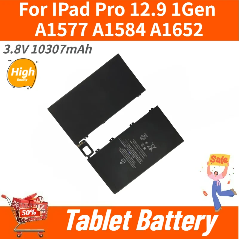 Tablet Battery 3.8V 10307mAh for IPad Pro 12.9 1Gen A1577 A1584 A1652 Brand New High Quality