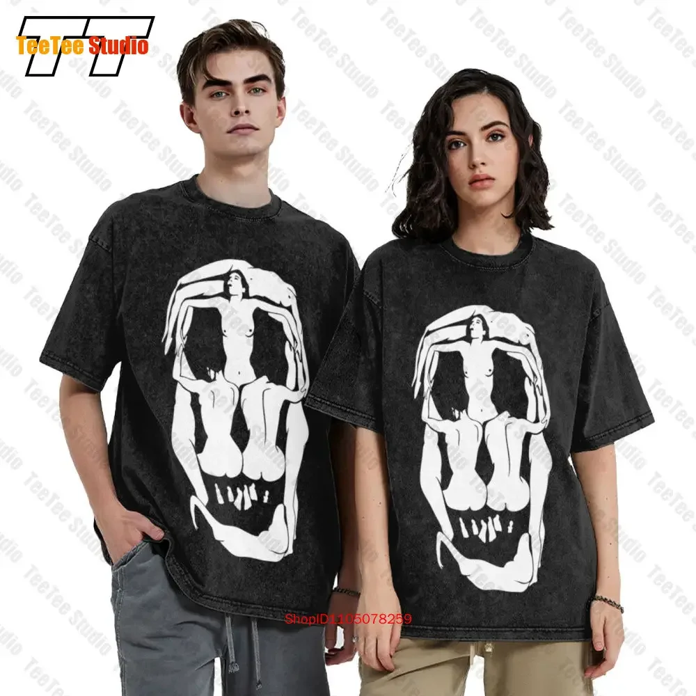 Salvador Dali In Voluptas Mors Death In Pleasure Skull Vintage Oversized T-Shirt RBOS