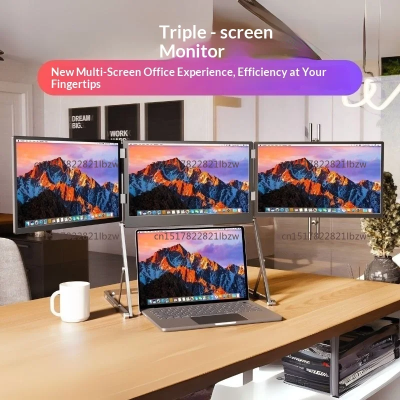 High-Resolution Portable Touch Monitor 15.6