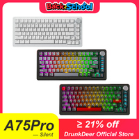 DrunkDeer A75 Pro HE Silent Magnetic Switch Gaming Keyboard, Rapid Trigger TKL Mechanical Keyboard , Compact 82 Keys