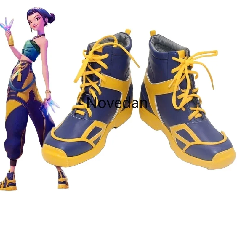 K Anime Pop Demon Hunters zapatos Huntrix Zoey Mira Rumi botas Halloween carnaval fiesta Comic Con Cosplay disfraz yi;4