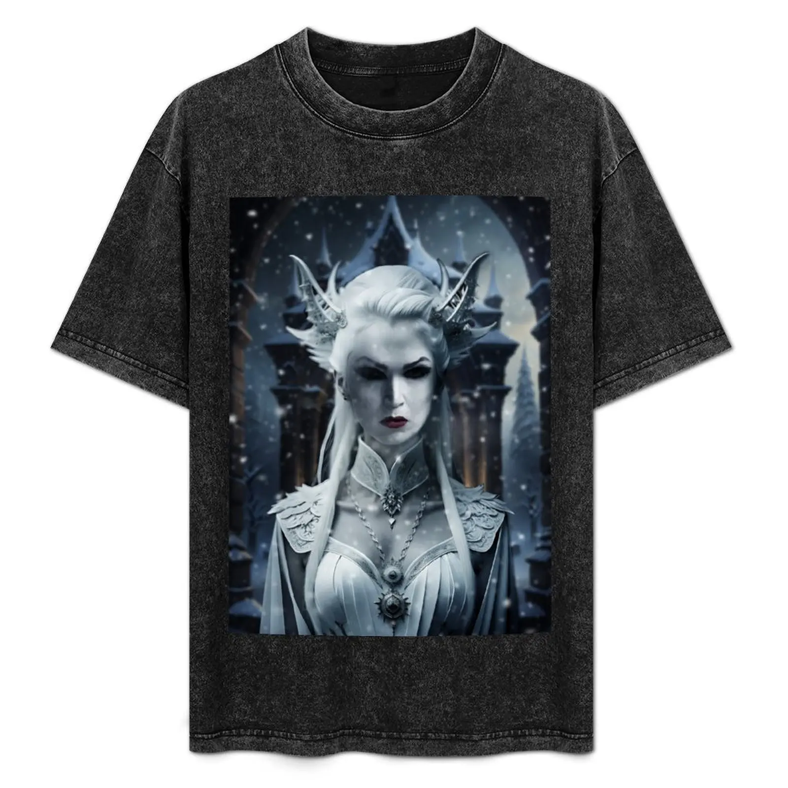 Camiseta Blanca Navideña Tarja, Camiseta Básica Lisa para Todas las Temporadas