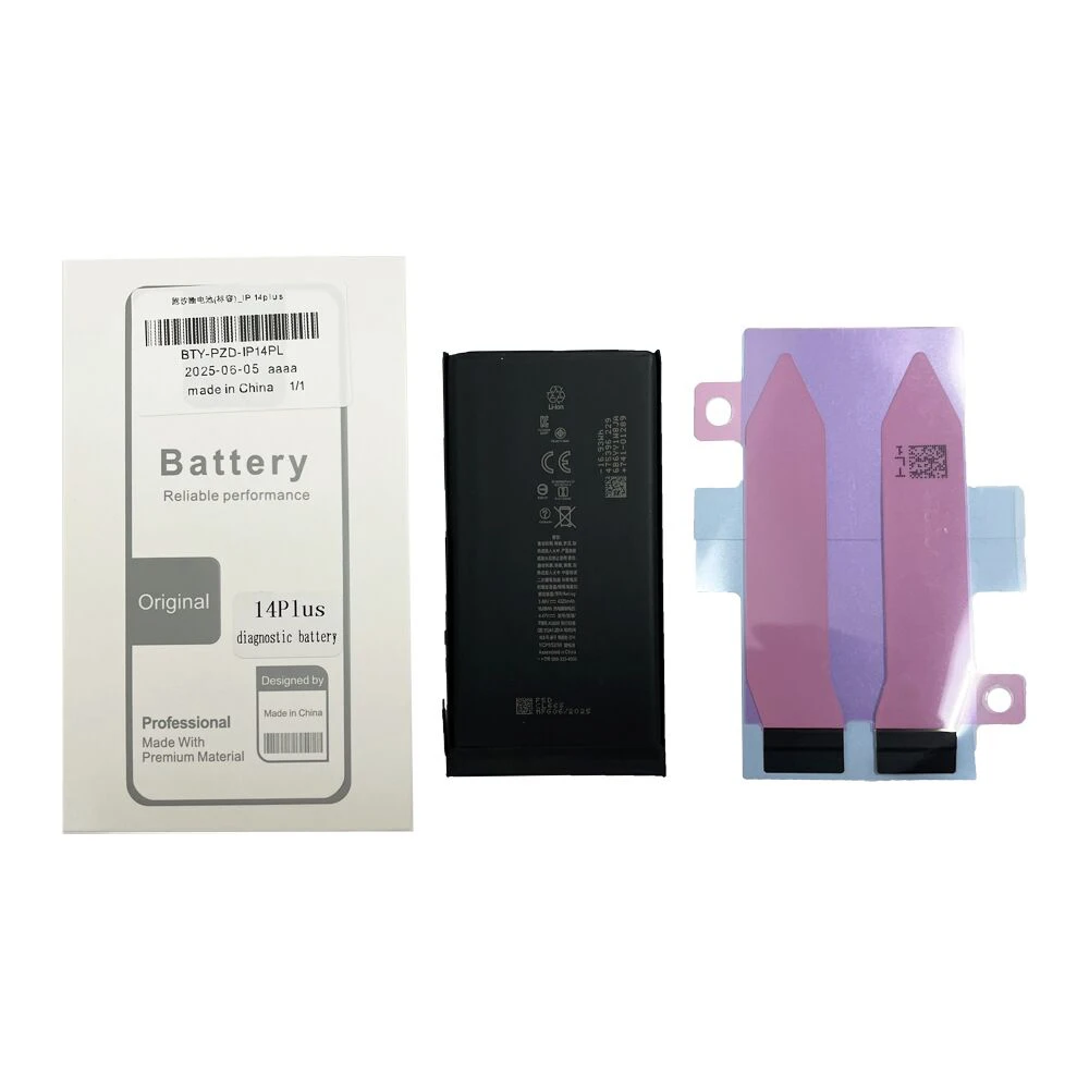 5Pcs/lot Diagnostic Battery For iPhone 12 14 13mini 15ProMax Show Genuine Parts 100% Healthy No Need Older BMS No Message Pop Up