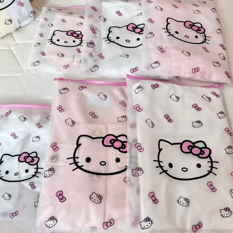 

Милая сумка-органайзер Hello Kitty для хранения носков и нижнего белья, дорожный портативный чехол на молнии для женщин