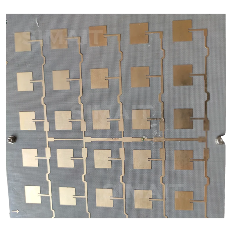 X-band Microstrip Array Antenna 9.4GHz 10.5GHz High Gain Flat Panel Radar Antenna for Industrial Detection & Communication