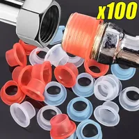 100/10PC Faucet Leak-proof Sealing Gasket Rubber Pipe Hose Sealing Washer Silicone Gasket Seal for Plumbing Plug Prevent Leakage