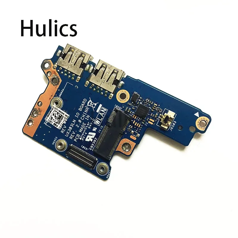 Hulics Used UX303LN IO BOARD REV2.0 For UX303 U303L Ssd Card Slot USB Board