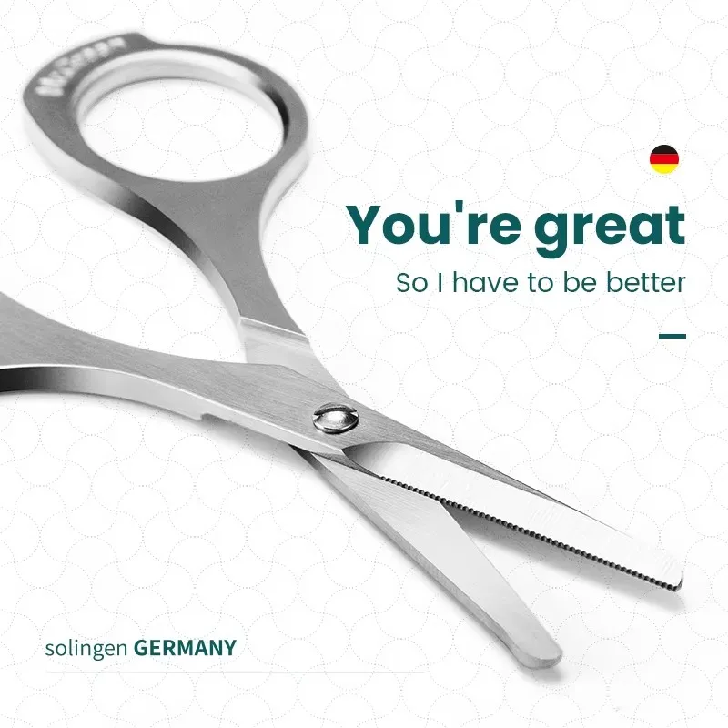 MR.GREEN Nose Hair Scissor Makeup Scissors Surgical Grade Stainless Steel Face fine Hair Removal Tools With Rounded tips