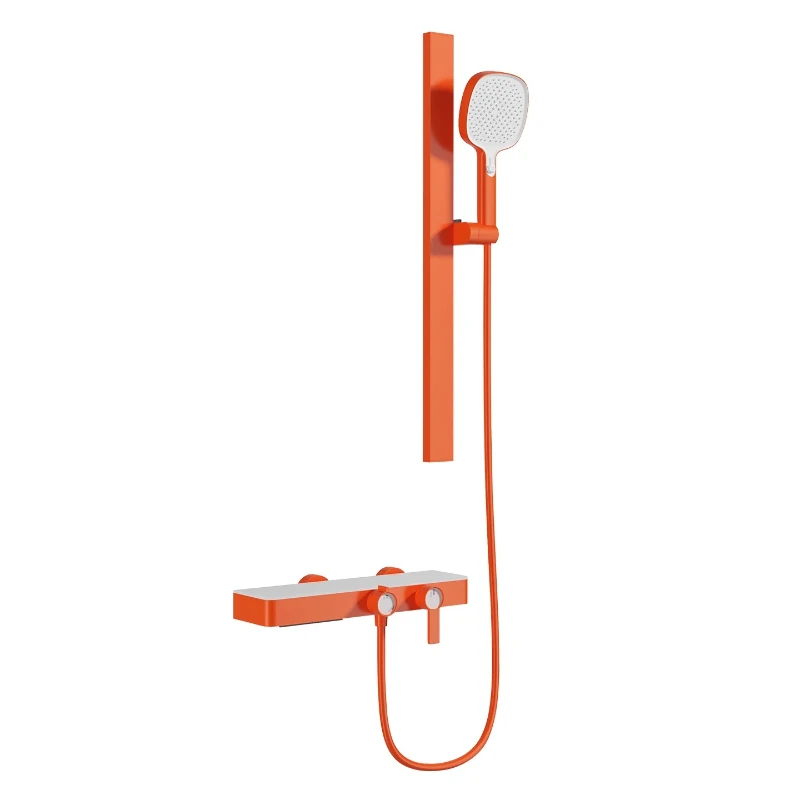 

Colorful shower simple shower nozzle home pressurized bathroom water heater bath shower head