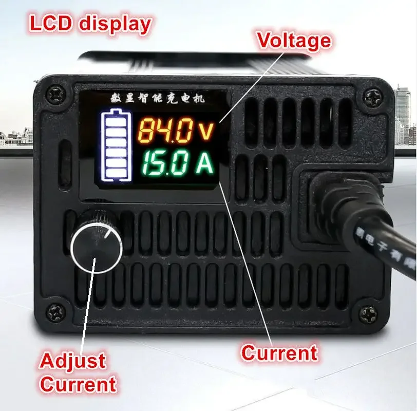 48V 60V 2A to 15A adjust Niu charger Nqi NQis N1 N1S U1 U1S Uqi Uqis Mqi Mqis TSC TC CU DU RU 53.5V 70.5V lipo li ion niuBattery