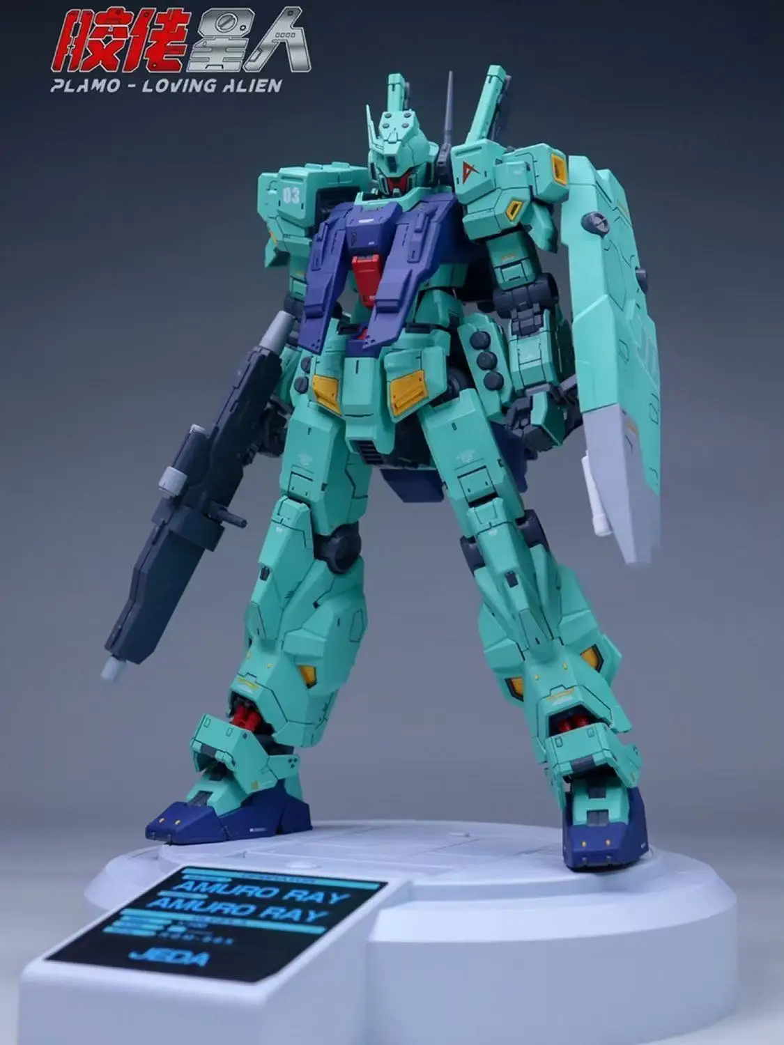 新プラモ ラビングエイリアン 1/100 MG ジェダ・ジェッダ アムロ・レイ 組立モデルキット プラスチック製スケルトン アクションフィギュア ロボット プラスチックモデル玩具