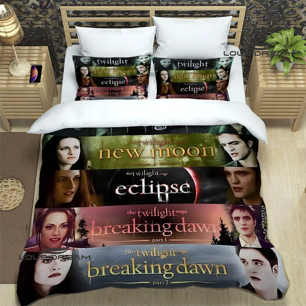 The twilight Saga printed Bedding Sets exquisite bed supplies set duvet cover bed comforter set bedding set luxury birthday gift