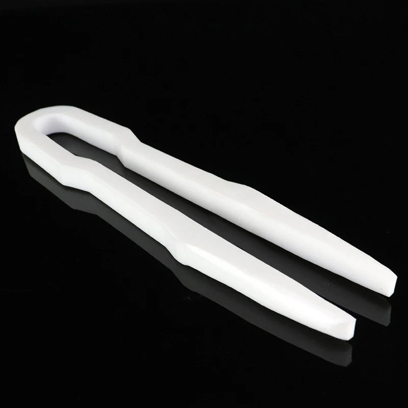 1PC 100 150 200 250 300mm PTFE Teflon Polytetrafluoroethylene Tweezers Laboratory Strong Acid and Alkali Resistance