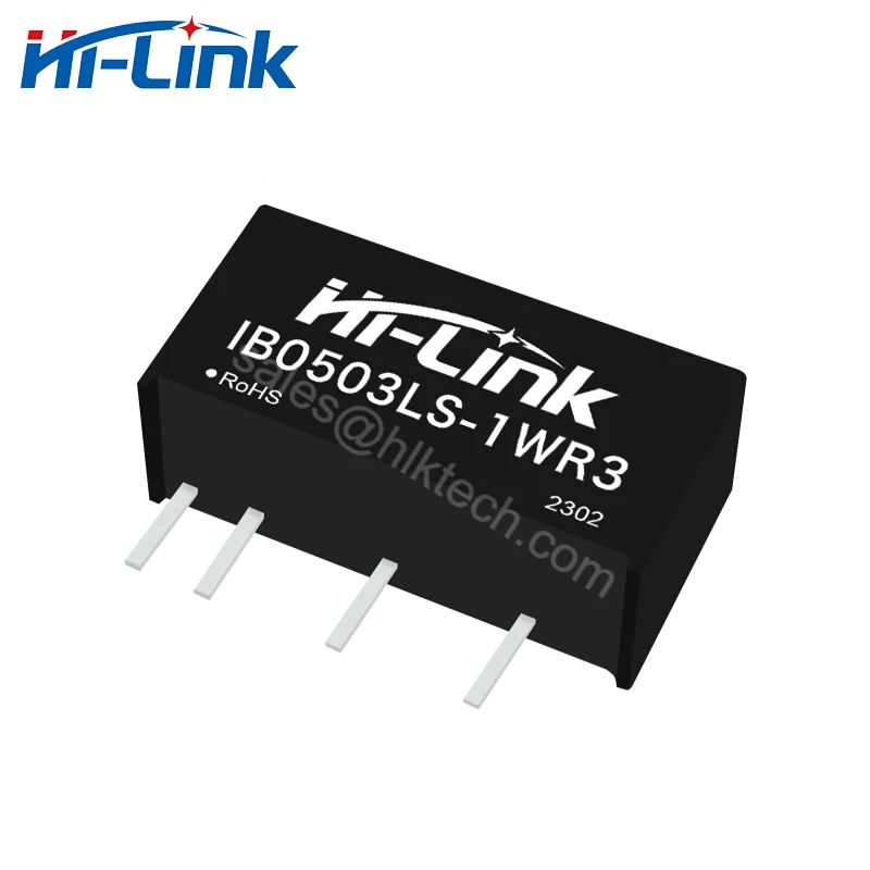 Free Shipping Hi-Link 10pcs Factory IB0503LS-1WR3 1W 5V to 3.3V 303mA DC DC Converter Power Supply Intelligent Module Smart Home