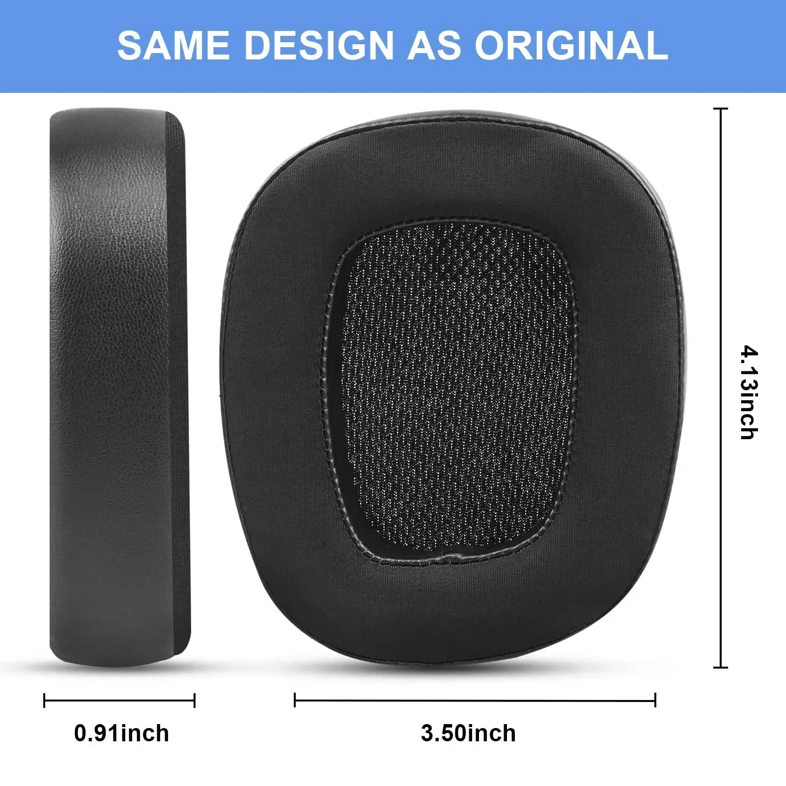 Cooling Replacement Earpads Cushions Compatible with Logitech G633 G933 Gaming Headset