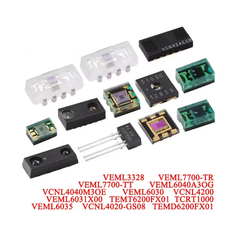 10-1pc Ambient Light Sensor VEML3328 VEML7700 VEML6040 VCNL4040M3OE VEML6030 VEML6031X00 TEMT6200FX01 VCNL4200 TCRT1000 VEML6035