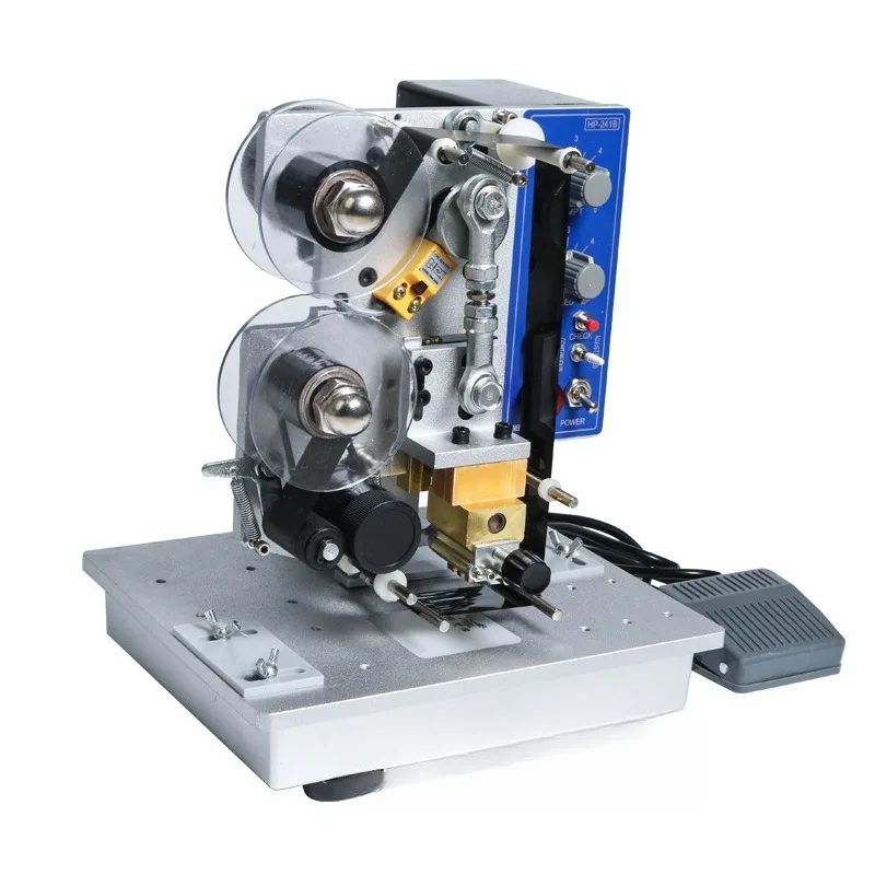 HP-241B Electric color ribbon coding machine Automatic date printing machine Steel printing hot coding machine