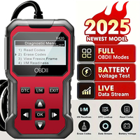 Scanner Code Reader Car Diagnostic Tool Engine Fault Code Reader for Closing Cel, with Real-Time Data/Freeze Binding/I/M Preparation for All Obdii Protocol Cars - Compatible with 2025 Latest Models