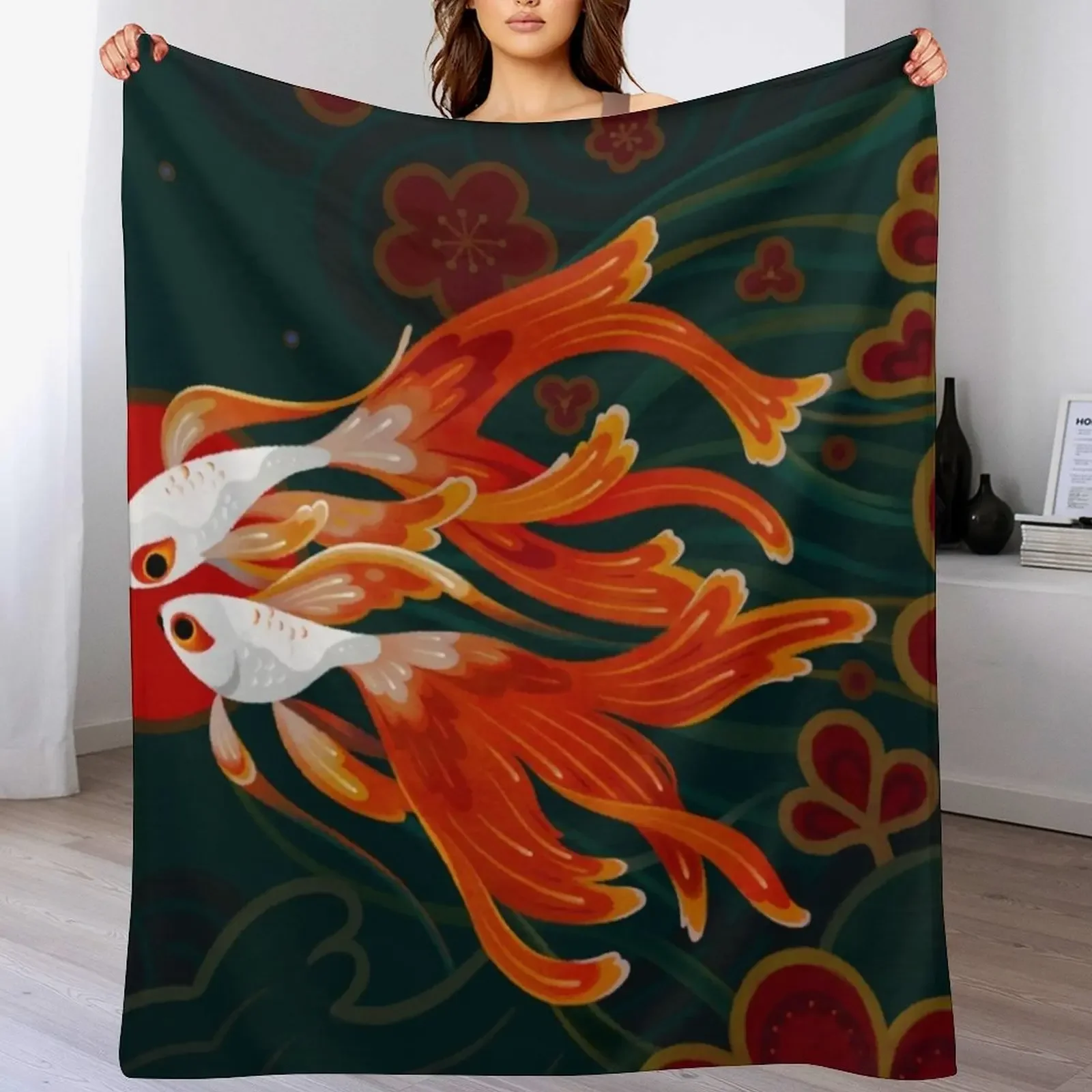 

Two comets Throw Blanket bed plaid Beach Sleeping Bag for sofa Blankets