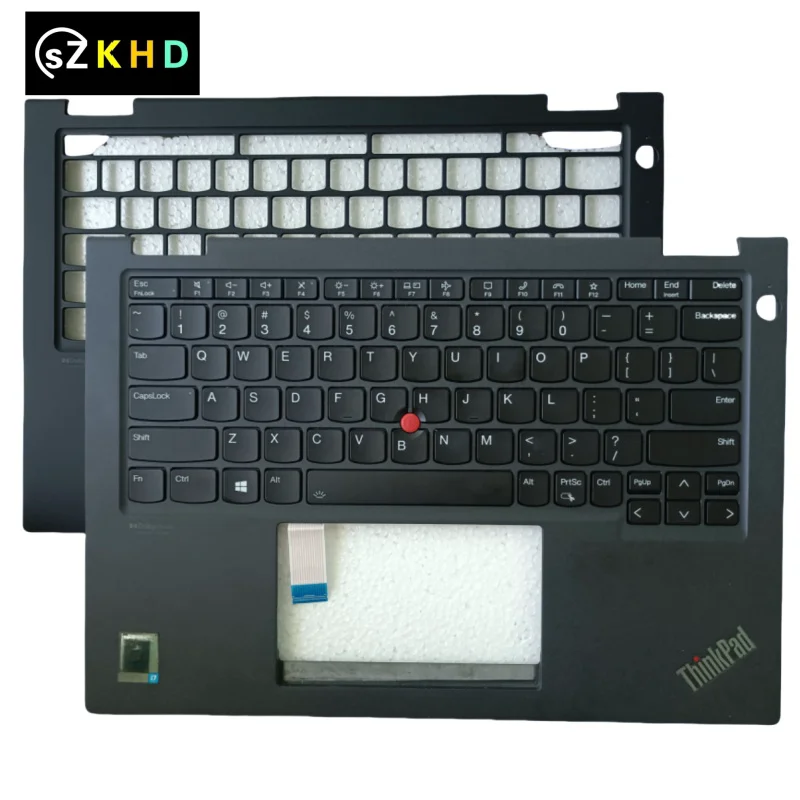 

Оригинальная клавиатура с подсветкой для ноутбука Thinkpad X13 Yoga Gen2 -3 P16 Gen1, верхняя крышка упора для рук, подсветка клавиатуры США, WWAN WLAN