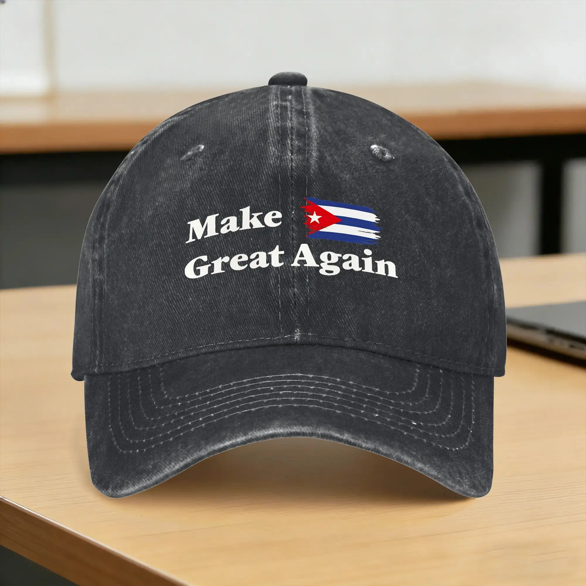 Summer Make Cuba Great Again Baseball Cap Sun Breathable Washed Trucker Hat Unisex Men Fashion Outdoor Sports Baseball Caps