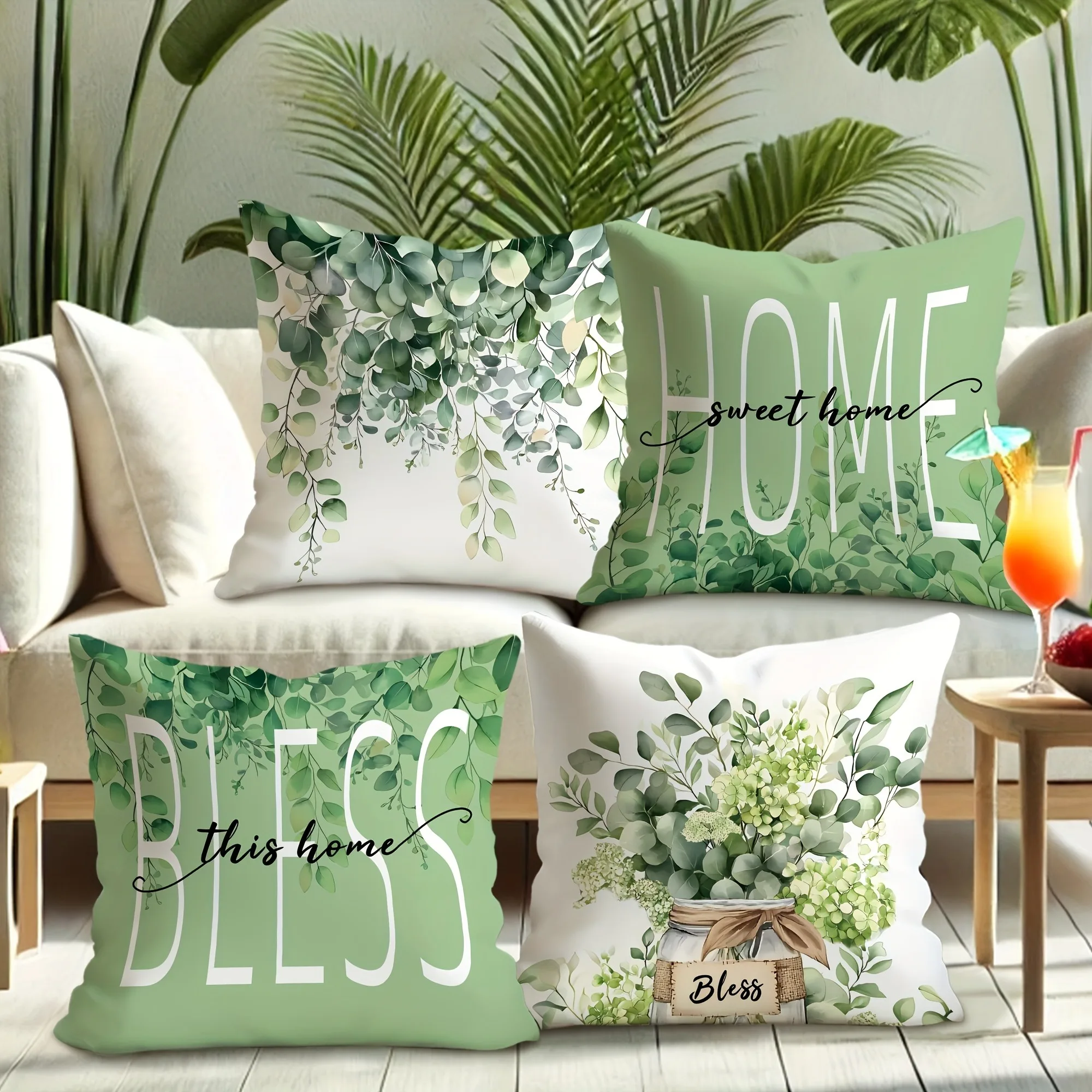 Eucalyptus - Inspired Pillow C - Your Home Textiles review and price