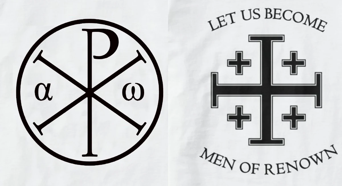 Let Us Become Men of Renown. The Scriptures and The Jerusalem Cross T-Shirt. Summer Cotton Short Sleeve O-Neck Mens T Shirt New