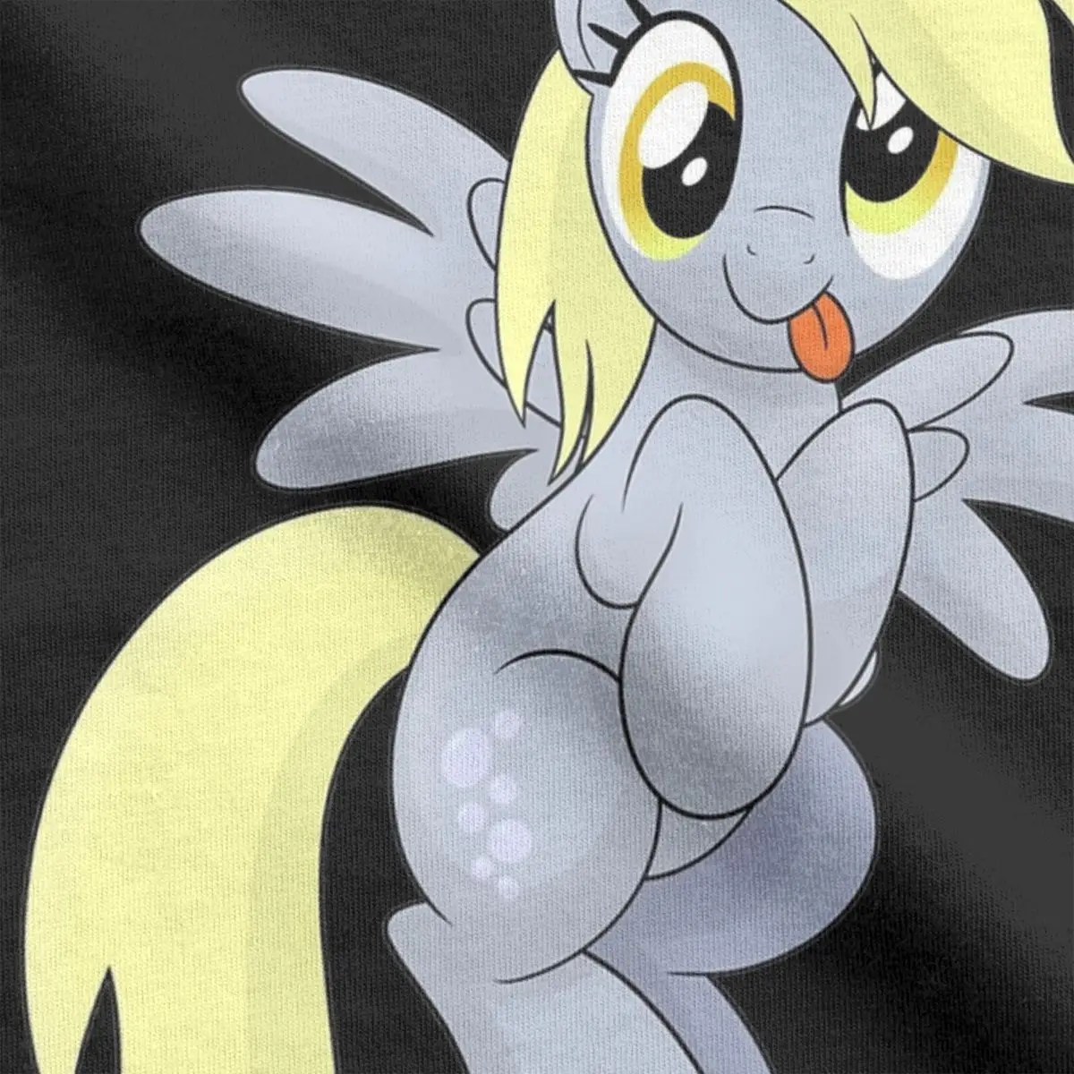 Funny Mlp Derpy Muffins Hooves Mlp T-Shirt for Men Round Neck 100% Cotton T Shirt Short Sleeve Tees Plus Size Clothing