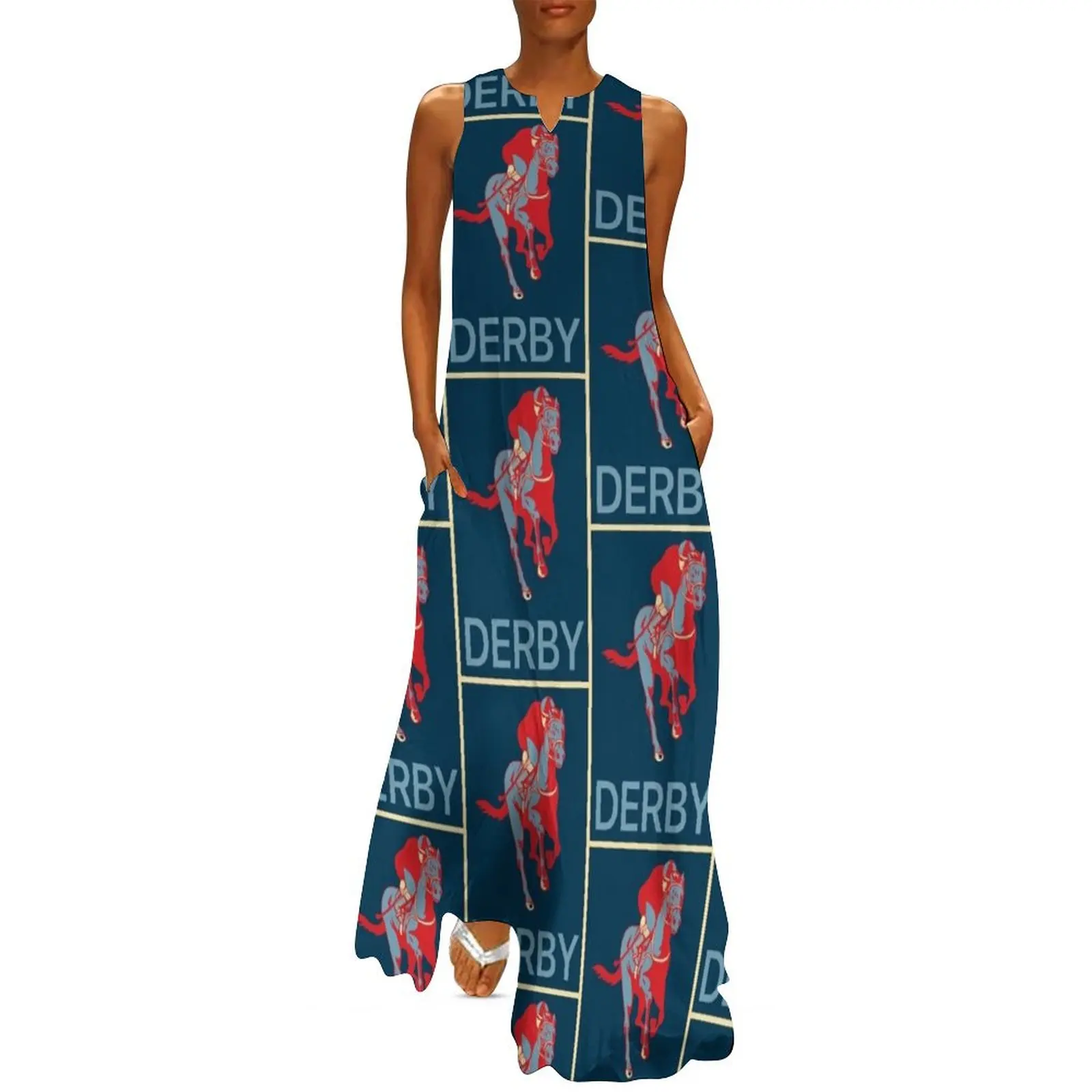 It’s almost Kentucky Derby time! Long Dress Women's summer suit Long veiled dresses Dress