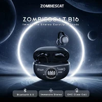 Auriculares Inalámbricos Bluetooth 6.0 Zombiescat B16 OWS con Clip para Oreja, Auriculares Inalámbricos TWS con Llamadas Nítidas en Alta Definición