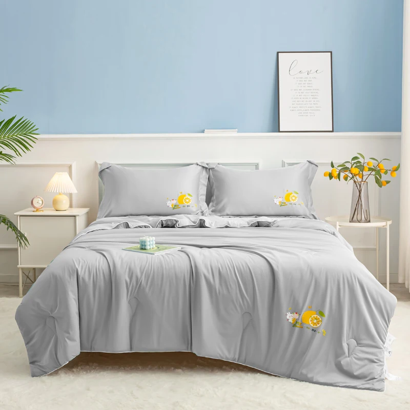 

Class A color matching spandex cool silk summer quilt ice cream cool summer cool quilt air conditioner quilt household
