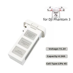 4500mAh 15.2V Replacement Drone Battery for DJI Phantom 3 Professional & Phantom 3 Advanced & Phantom 3 Standard & Phantom 3 4K