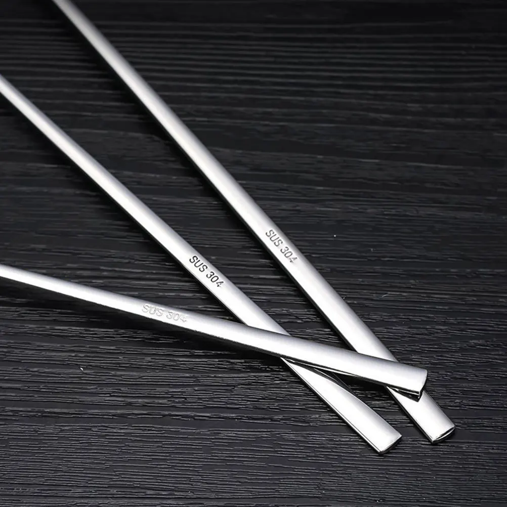 

3Pcs Stainless Steel Tea Spoons Long Handle Mixing Spoons for Coffee Juice Soup Dessert Comfortable Grip Round Head Non Scratch