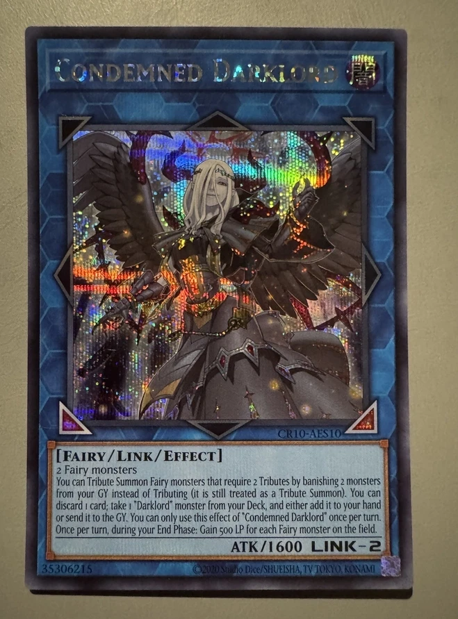 yugioh-konami-duel-monsters-cr10-aes10-condemned-darklord-secret-rare-asian-english-collection-mint-card
