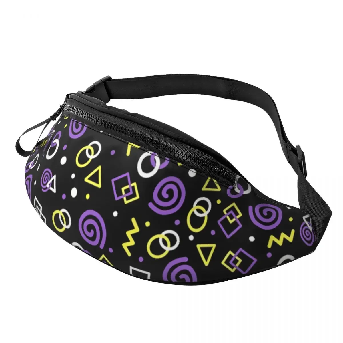 LGBTQ Pride Printed Waist Bags Nonbinary Acarde Fashion Belt Bags Man Women's Travel Fanny Pack Design Banana Packs