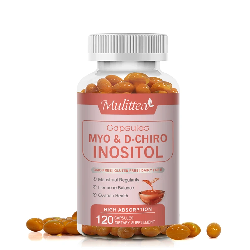 Mulittea Premium Inositol Capsules Promotes Hair Growth Balance Hormone & Regulates Hormonesand Healthy Ovarian Function