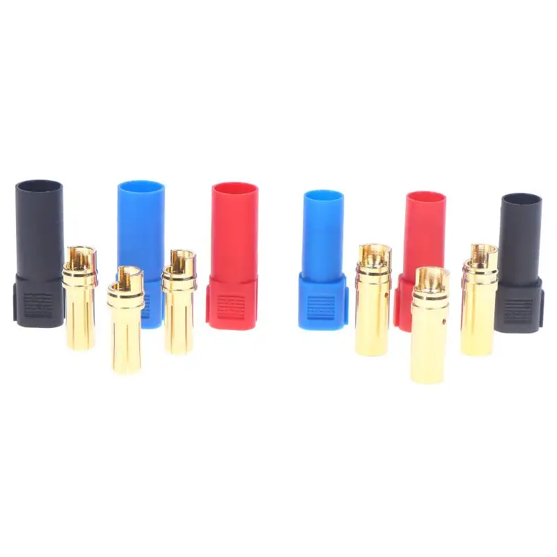 HMA76-5PCS Amass XT150 6 مللي متر رصاصة موصل قابس مهايئ مجموعة ذكر أنثى 130 عالية تصنيف أمبير لبطارية يبو RC