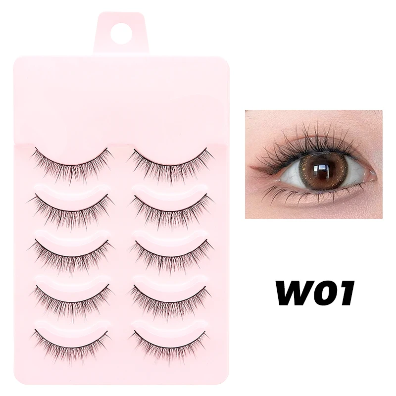 Hot Manga Wimpern Natürlich Cosplay Falsche Wimpern 5 paar Gefälschte Wimpern Koreanische Mode Anime Wimpern Kostenloser Versand Make-Up Natürliche Wimpern – Detail 37