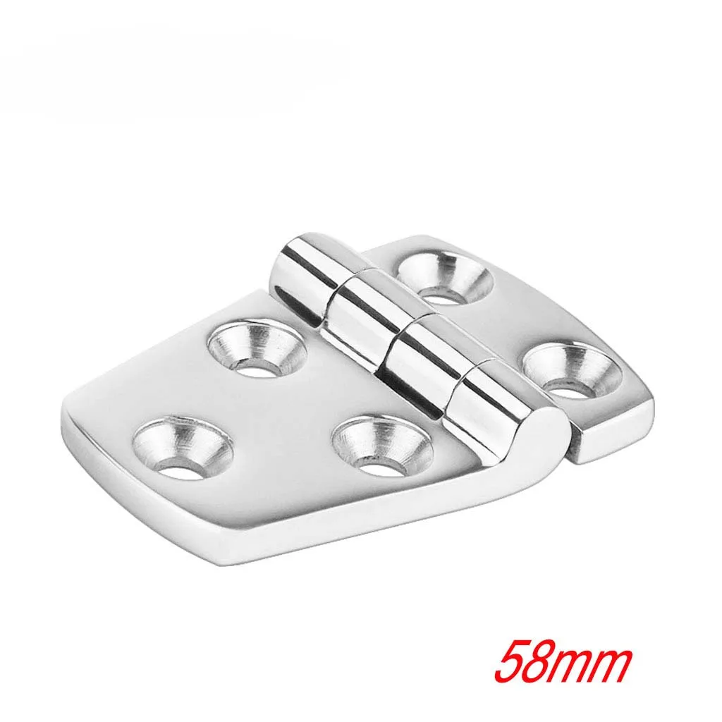 58Mm 316 Stainless Steel Heavy Square Hinge Marine Hardware Yacht Hardware