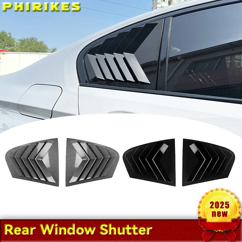 

Easy To Use Car Rear Triangular Window Louvers Shutters Blinds Cover Trim For BMW 5 Seires G30 2018-2023