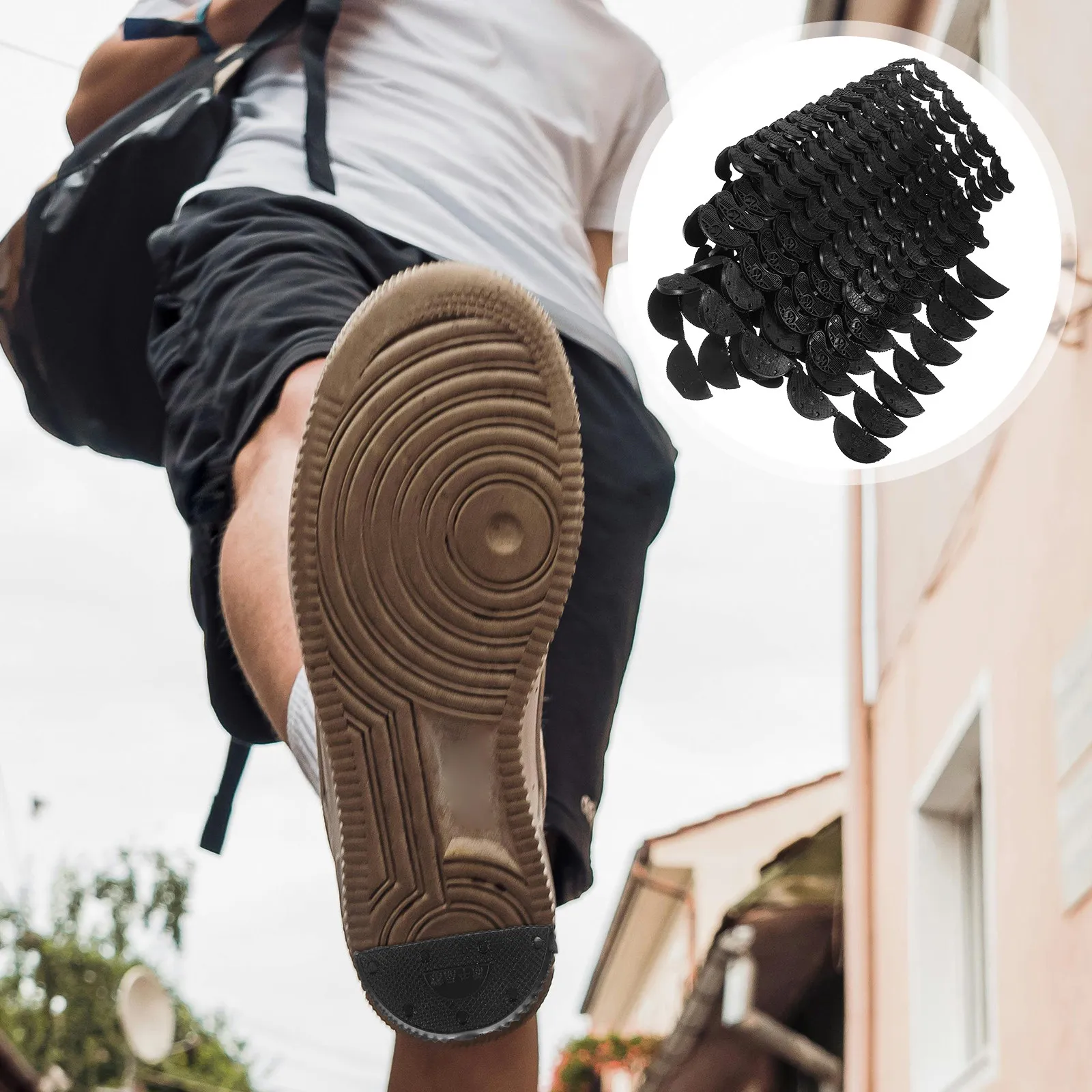 1Set Shoe Sole Repair Patch Non Slip Shoe Pads Wear Resistant Sneaker Sole Protector Noise Reduction Non Slip Sneaker Pads